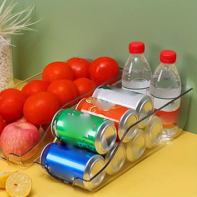 Kitchen Storage Can Dispensers – Soda & Food Can Organizer for Refrigerator & Freezer