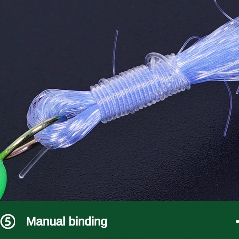 Luminous Bead Fishing Net Trap - 12 Size Mesh Design for Sea Fish Tackle, Copper Shoal Cast Gill Feeder