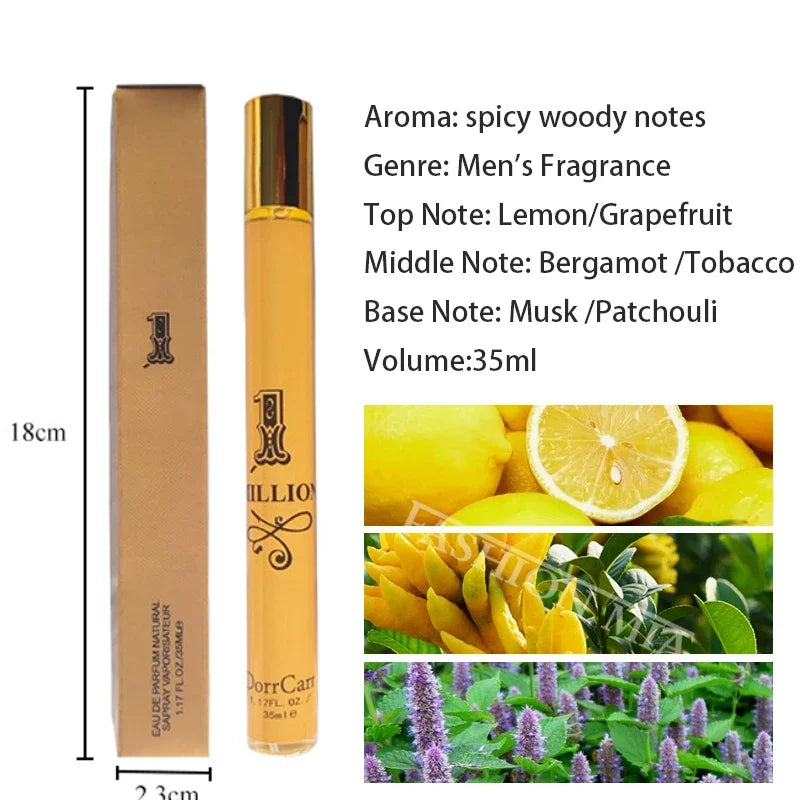 Original 80/35ml Women’s Luxury Eau De Parfum — Long-Lasting One Million Cologne Fragrance Body Spray