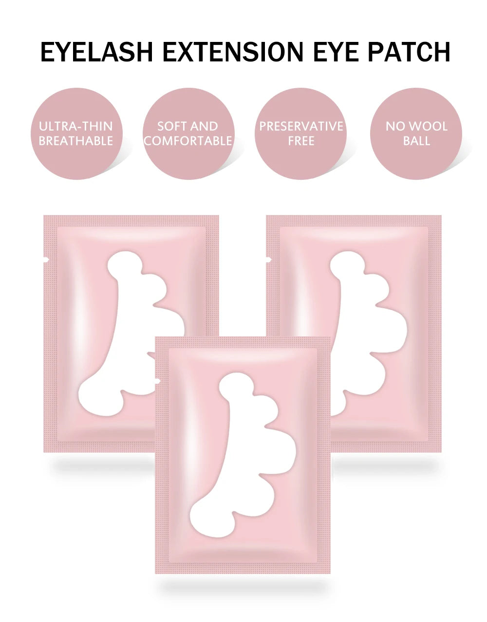 20/50 Pairs Hydrogel Lash Extension Patches | Under Eye Stickers for Grafting & Makeup | Eyelash Extension Tools