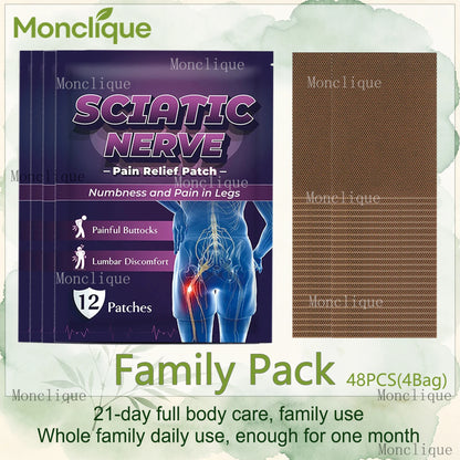 Lumbar Support Patches - 12-60PCS Long-Lasting Warming Waist Pads for Daily Comfort