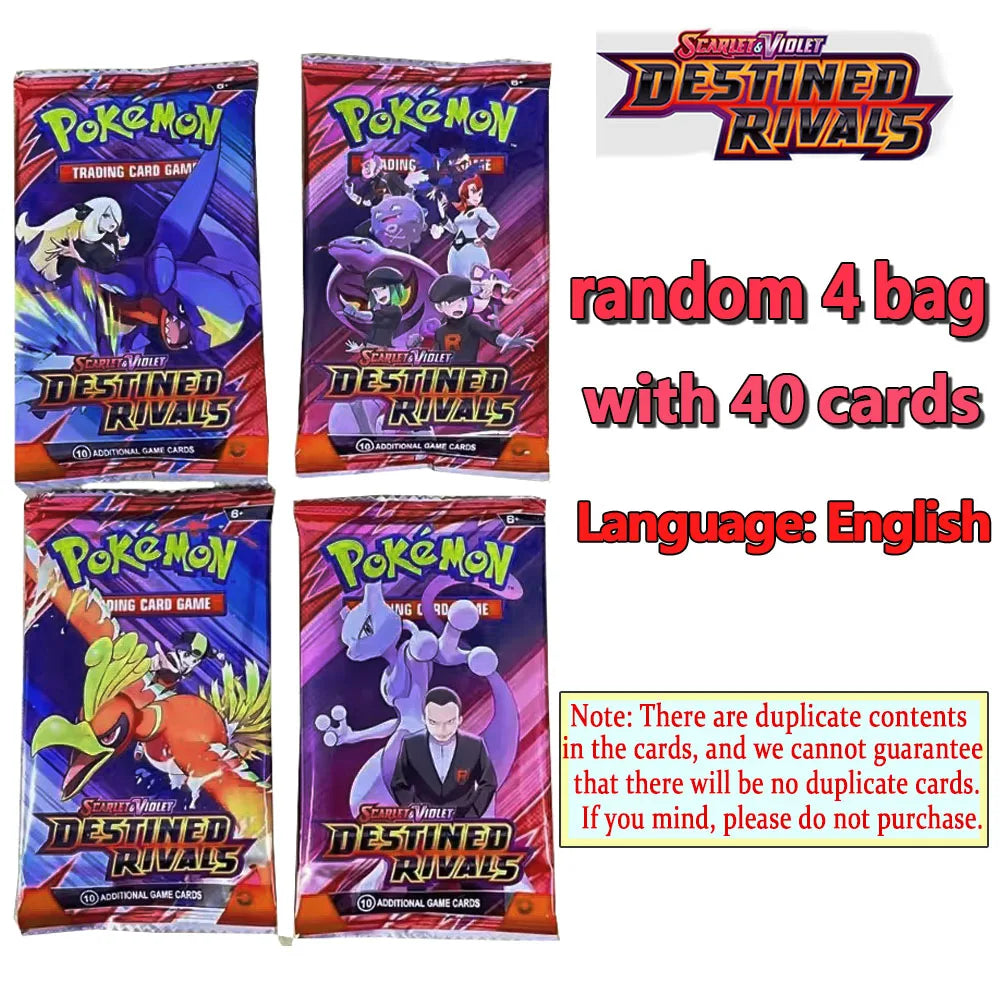 360-Piece Pokémon Trading Card Game Set - Destined Rivals, Prismatic Evolutions, Black Bolt, Scarlet & Violet 151 and Ultra Prism Booster Cards