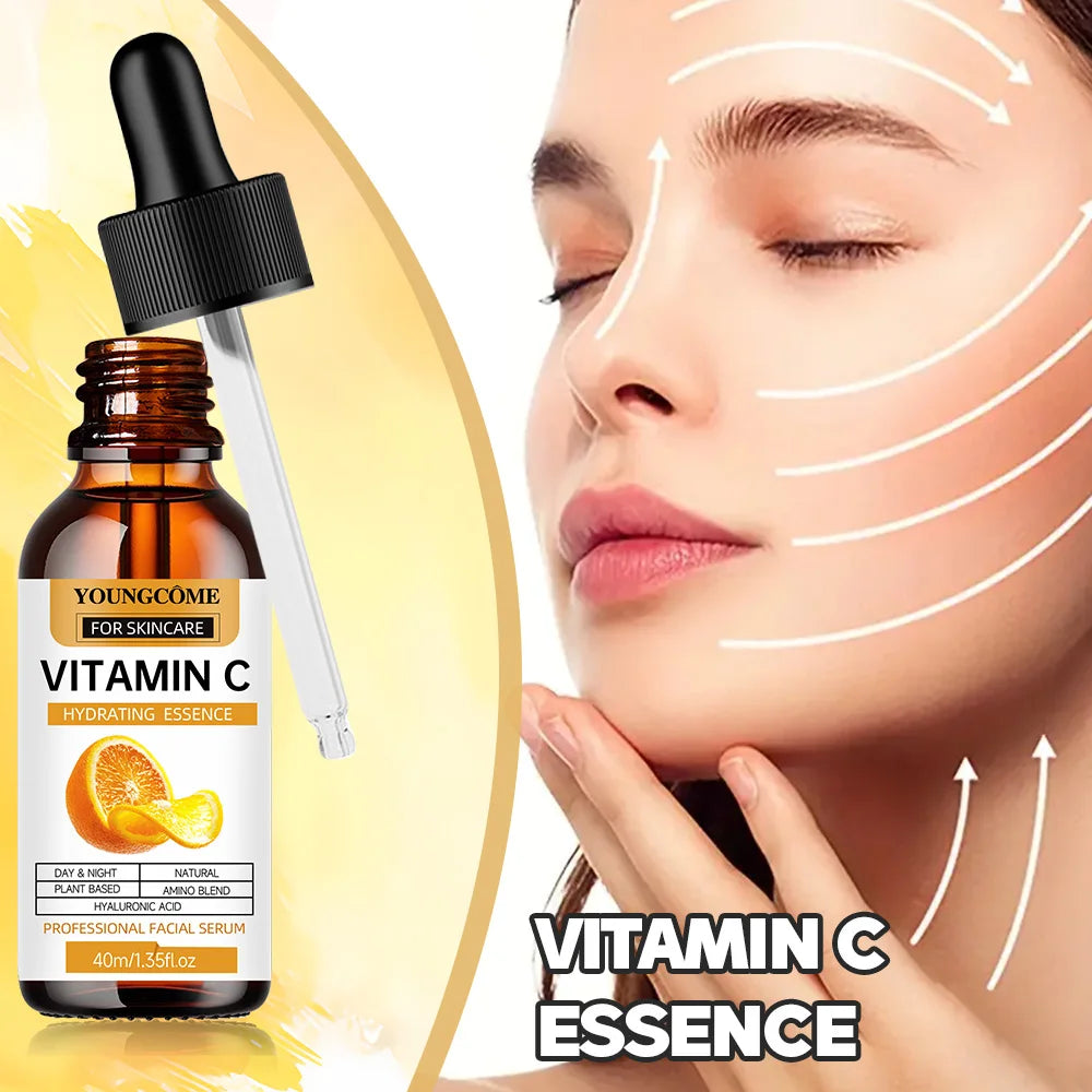 Vitamin C Facial Essence – Dark Spot Care, Anti-Aging Hydration & Collagen-Enriched Skin Nourishing Serum