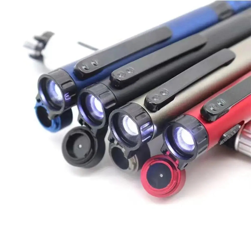 6-in-1 Multifunctional Pen Light - Outdoor Travel Tool with Screwdriver, Compass, Touch Stylus & Holder