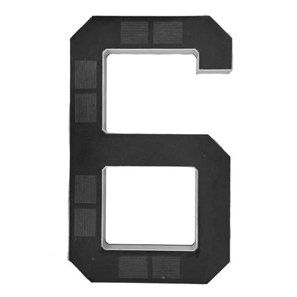 9-Inch Solar House Number Sign - LED Backlit Waterproof Address Plaque with Auto On/Off & No-Drill Installation