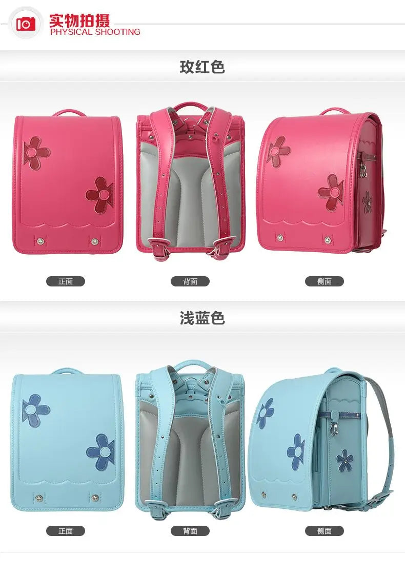 Fashion School Backpack for Boys & Girls – Japanese Style Large Capacity Kids Student Book Bag