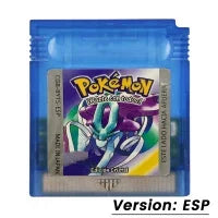 Pokemon GBC Game Cartridge — Red, Blue, Crystal, Gold, Green, Silver, Yellow 16-Bit for GB/SP