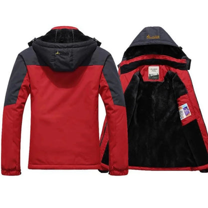 Men's Winter Parka – Windproof & Warm Hooded Fur Coat, Military-Style Thick Anorak Jacket