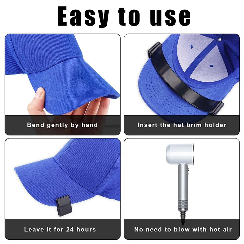 Plastic Hat Curve Bender – Brim Shaper & Keeper Tool for Baseball Caps