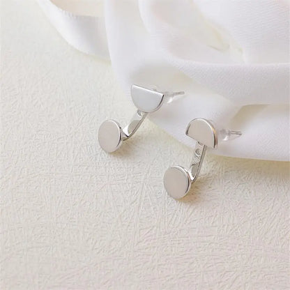 Metal Geometric Circle Pendant Ear Jackets – Open Design Earrings for Women, Daily Wear, Party & Wedding Accessories 2024