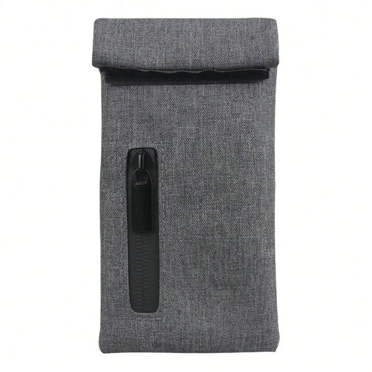 Pocket Size Smell Proof Tobacco Pouch – Carbon Lined Zipper Smoker Stash Bag for Secure Storage Accessories