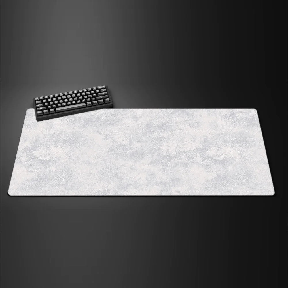 Gray Texture XXL Gaming Mouse Pad – Large 90x40cm Rubber Anti-Slip Desk Mat for Computer Office and Gaming