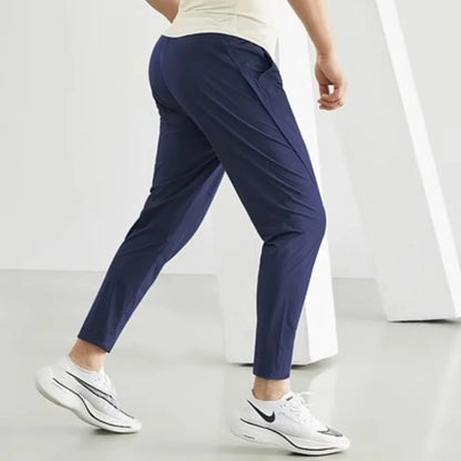 Men’s Quick-Dry Running Pants – Lightweight Jogging Sweatpants with Elastic Waist for Gym & Training