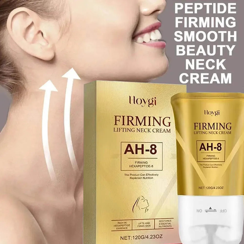 Neck Wrinkle Cream with Massage Roller – Firming, Whitening & Moisturizing Neck & Chin Care