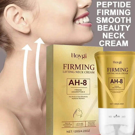 Neck Wrinkle Cream with Massage Roller – Firming, Whitening & Moisturizing Neck & Chin Care