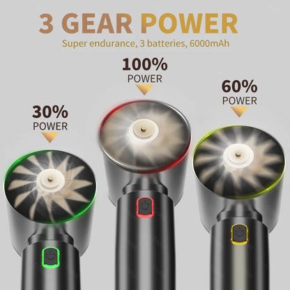 CENRR 360000PA Mini Cordless Car Vacuum Cleaner – Powerful Handheld Portable Wireless Cleaning Machine
