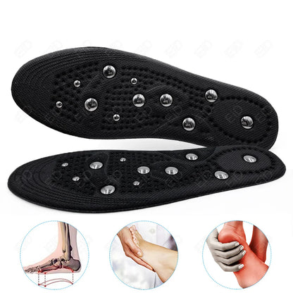 EiD Magnetic Therapy Foot Insoles – Soft Acupressure Sports Cushion for Men & Women