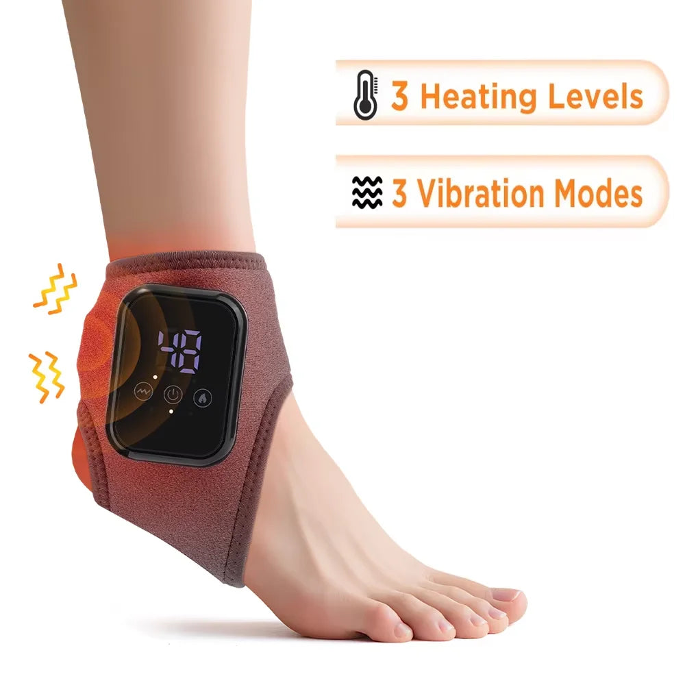 Electric Hand & Foot Massager – Portable Vibrating and Heating Ankle & Joint Relaxation Device