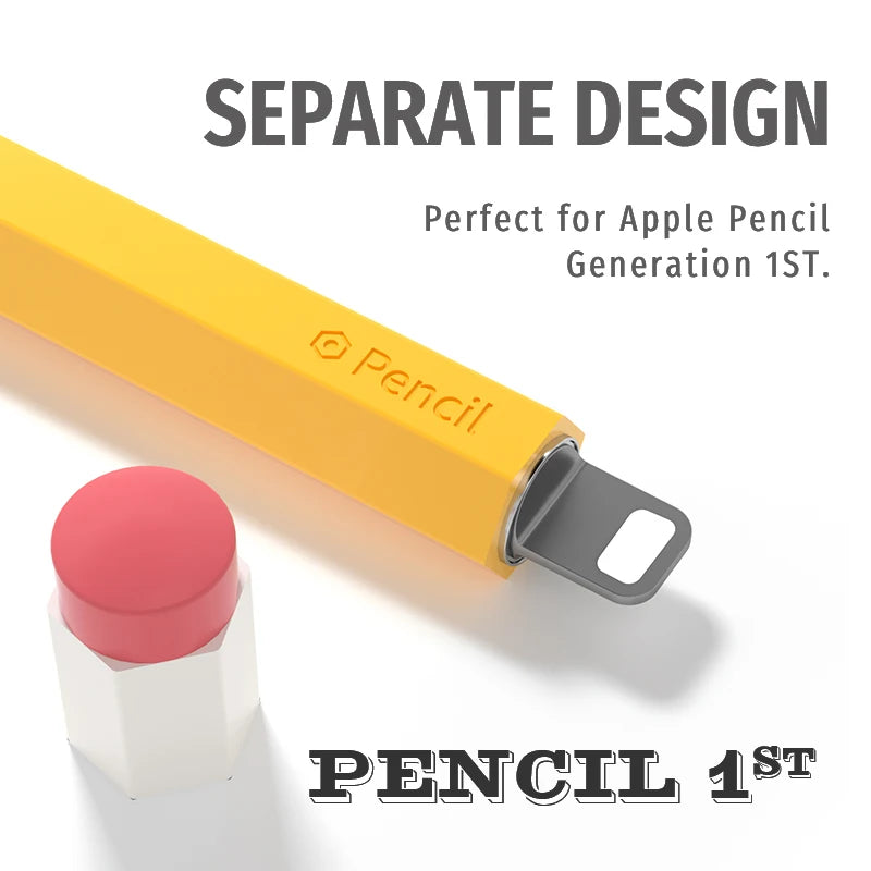 Silicone Pencil Case for Apple Pencil 2nd & 1st - Tablet Touch Stylus Pouch - Portable Protective Cover