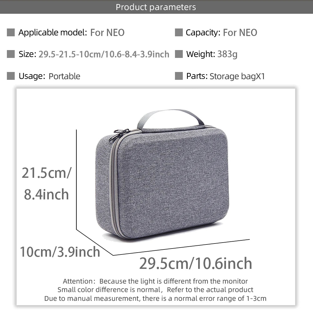 Storage Bag for DJI NEO Mini – Portable Handbag for Outdoor Travel, DJI RC N3 Controller & Drone Accessories