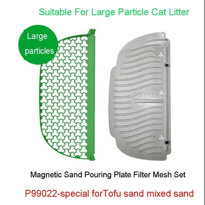 Original PETKIT Magnetic Cat Litter Remover Set – Accessory for PURAMAX 2 & PUROBOT MAX PRO Smart Cat Toilets