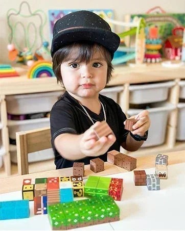 Magnetic Building Blocks Cube Set – STEM DIY Toy for Kids 3+, Boys & Girls, Sensory Model Gift