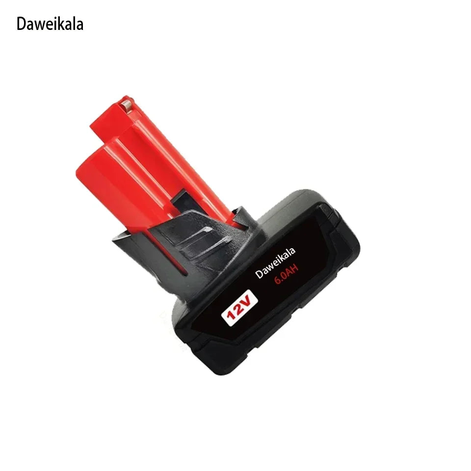 TURPOW 12V 6000mAh Rechargeable Battery for Milwaukee M12 Tools – Compatible with 48-11-2401, 48-11-2402, 48-11-2411, MIL-12A-L