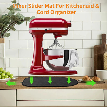 Sliding Mat for KitchenAid Mixer - Mover Slider Pad for Stand Mixers, Compatible Kitchen Appliance Accessory