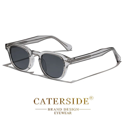 CATERSIDE Retro Small Circular Sunglasses — Luxury Punk Design Shades for Men & Women, Business & Party UV400 Eyewear