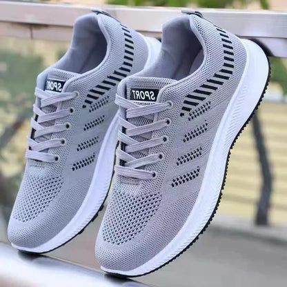 Men's Vulcanized Walking & Running Shoes, Unisex Lightweight Tennis Sneakers, Breathable Athletic Sports Shoes