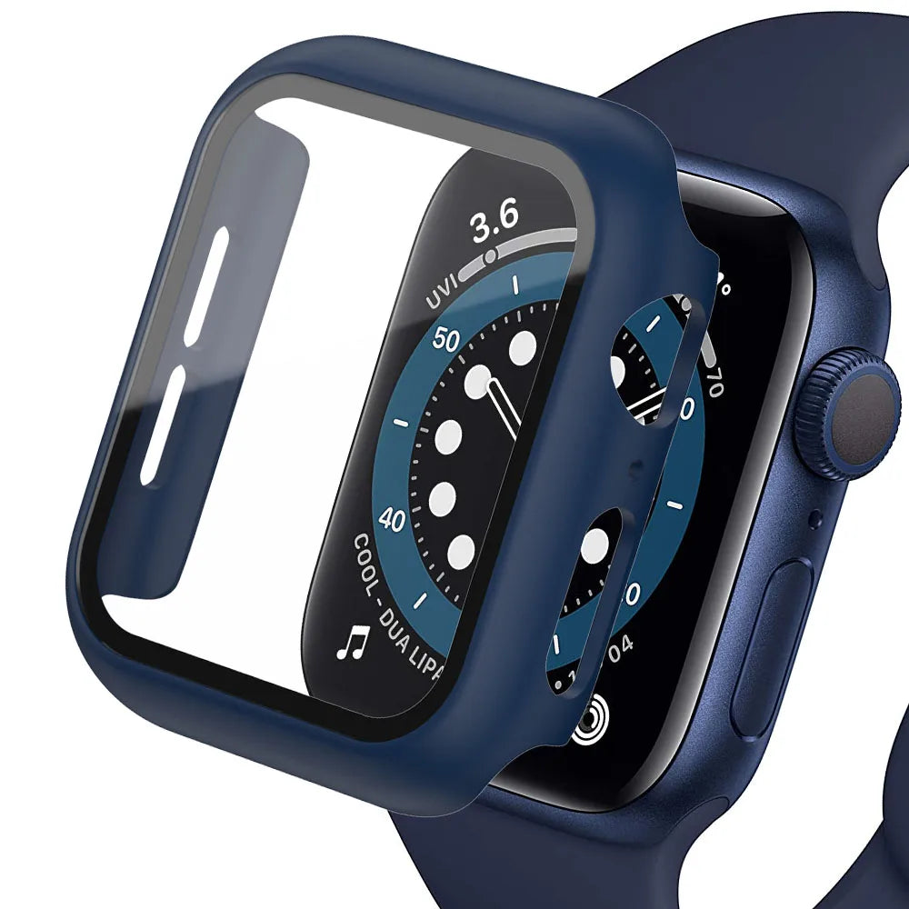 Apple Watch Protective Case - PC Bumper Screen Protector Cover for Series Ultra 2, 9, 8, 7, 6, SE 38mm-49mm