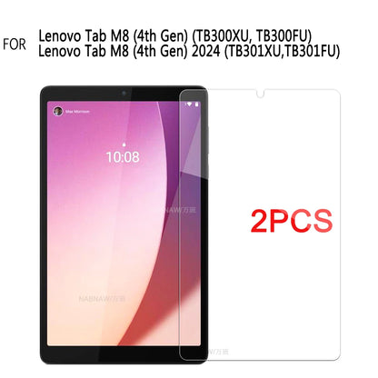 2PCS Tempered Glass Screen Protector for Lenovo Tab P11 Gen 2, M10 FHD Plus, M9, M8, M7, Legion Y700, Xiaoxin Pad 2024, YOGA 11