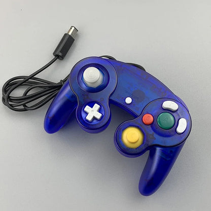Transparent Wired Game Controller for GameCube NGC – Replacement Handheld Joystick for Video Game Console