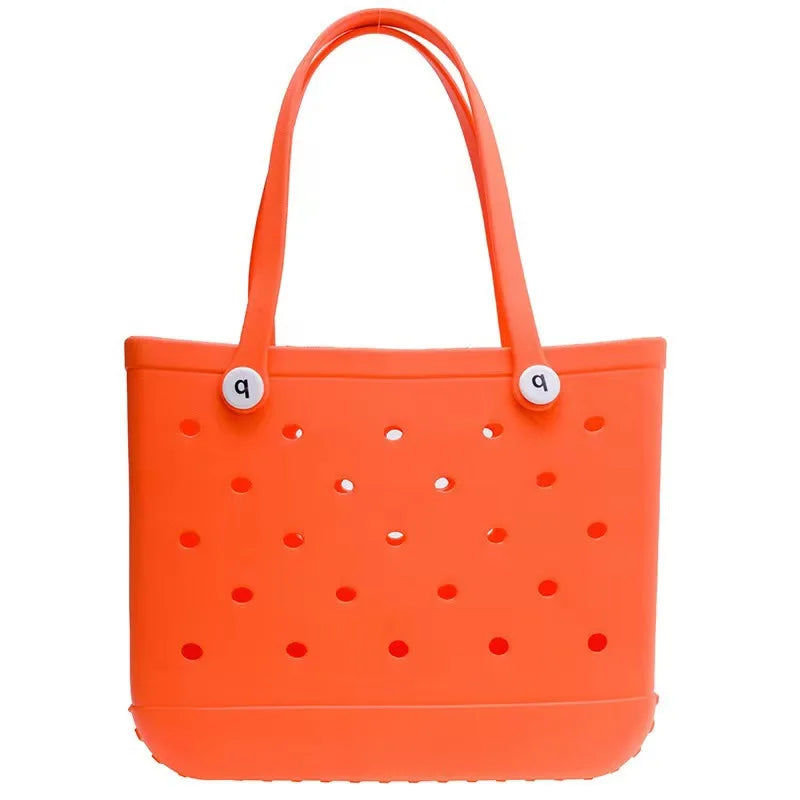 New EVA Beach Bag – Large Injection Molded Storage Handbag, Cross-Border European & American Style, Durable Storage Bag