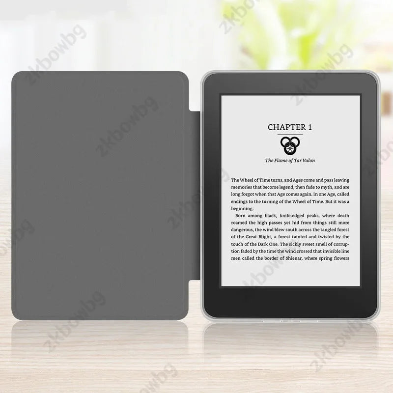 Transparent Acrylic Back Case for Kobo Clara & Clara Colour 6" – Magnetic Rotating eReader Cover