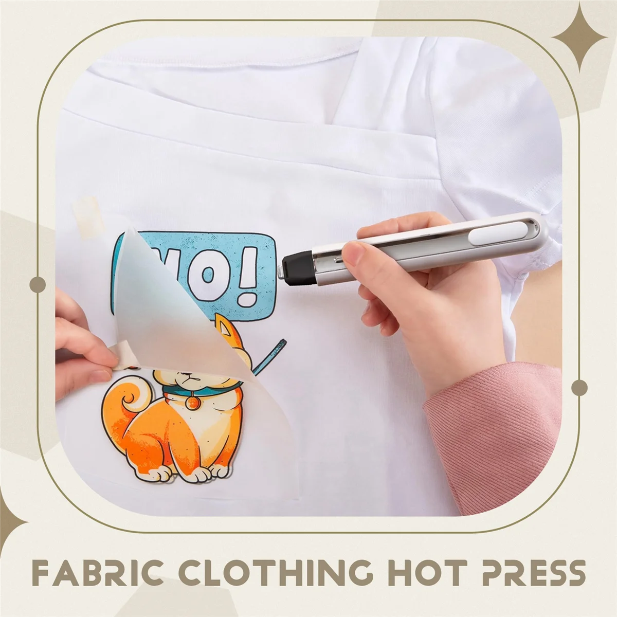 B14C Mini Cordless Heat Press – Small DIY Heat Transfer Machine for Craft Projects