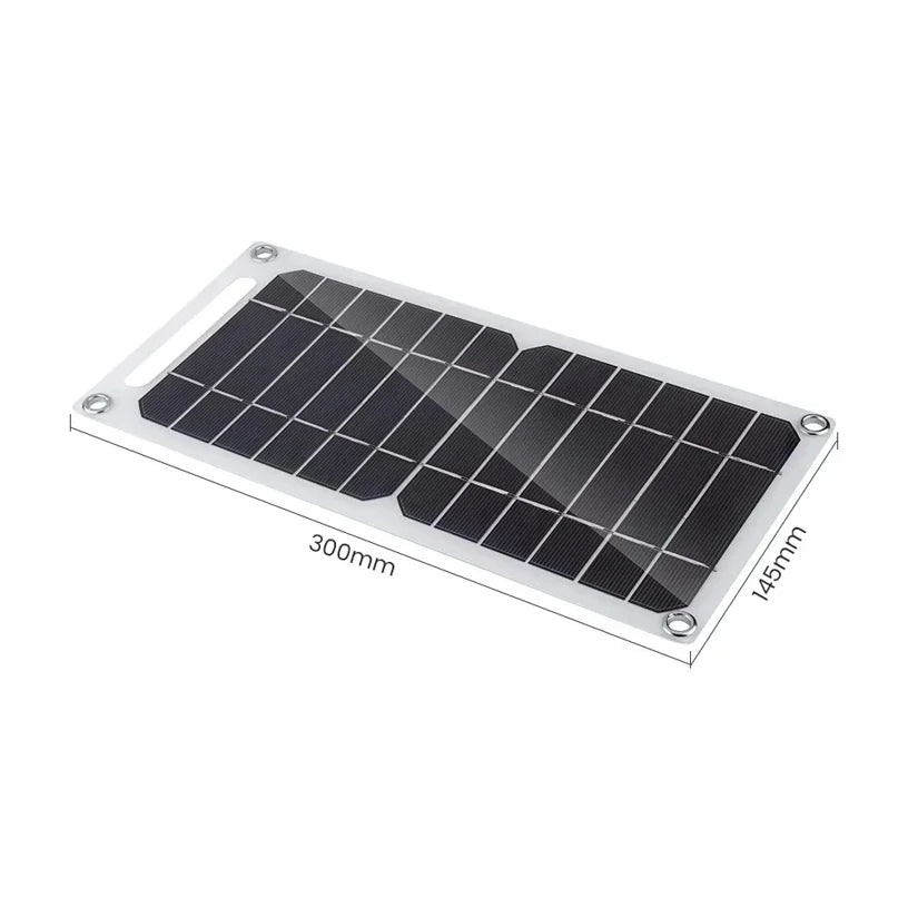 Solar Panel 1-14PCS – USB Waterproof Outdoor Charging Panel for Hiking, Camping & Mobile Phone Battery Bank
