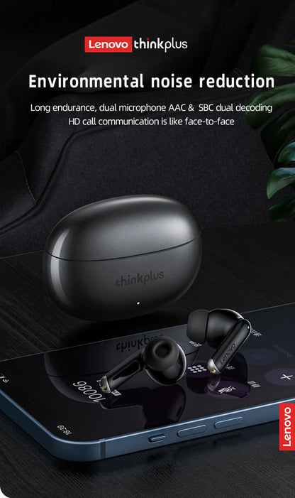 Lenovo XT88 TWS Wireless Earphones – Bluetooth 5.3, Dual MIC, Stereo Bass HIFI, Noise-Reducing Touch Control Earbuds