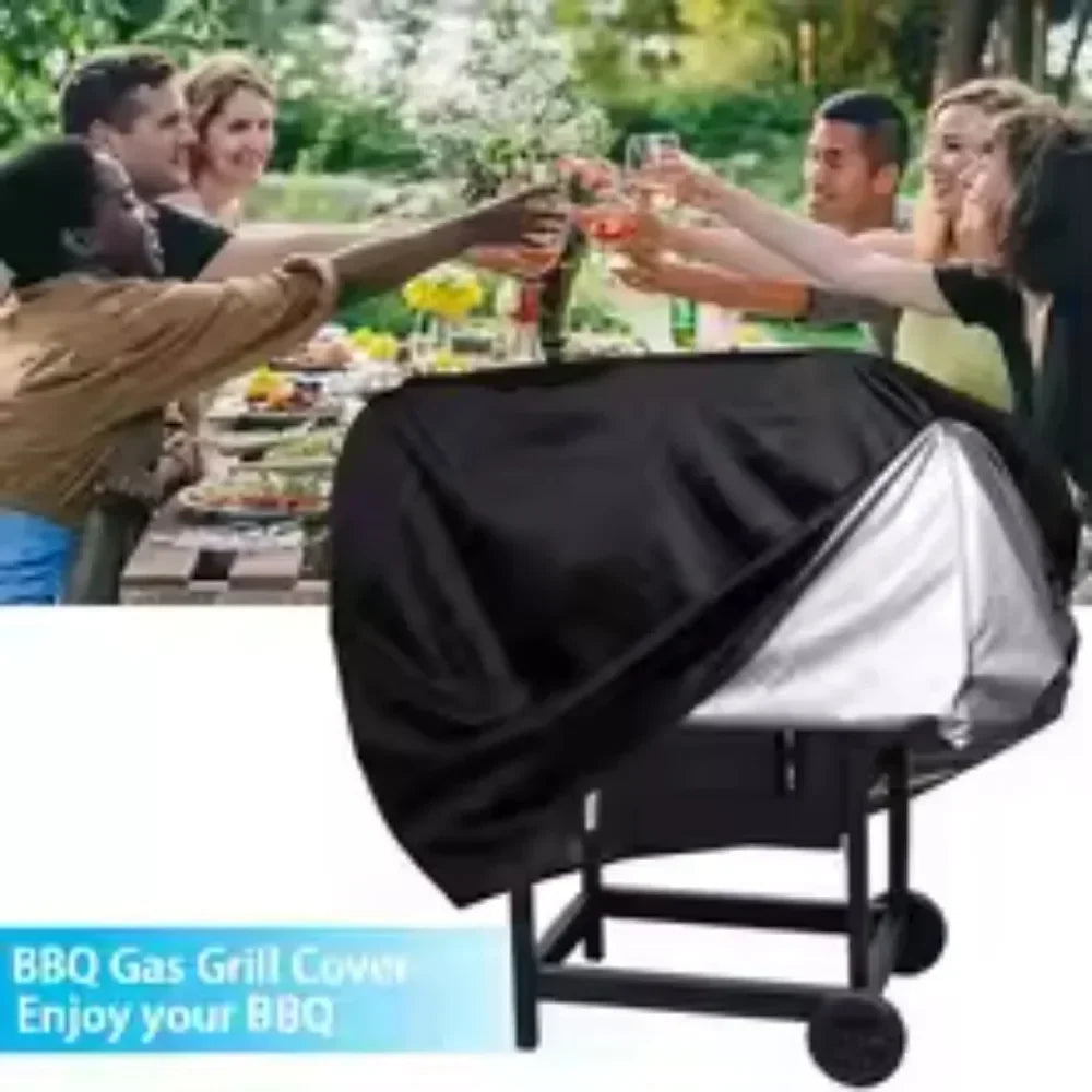 Heavy-Duty Waterproof BBQ Grill Cover – Outdoor Dustproof Anti-UV Rain Protection for Barbecue Grills