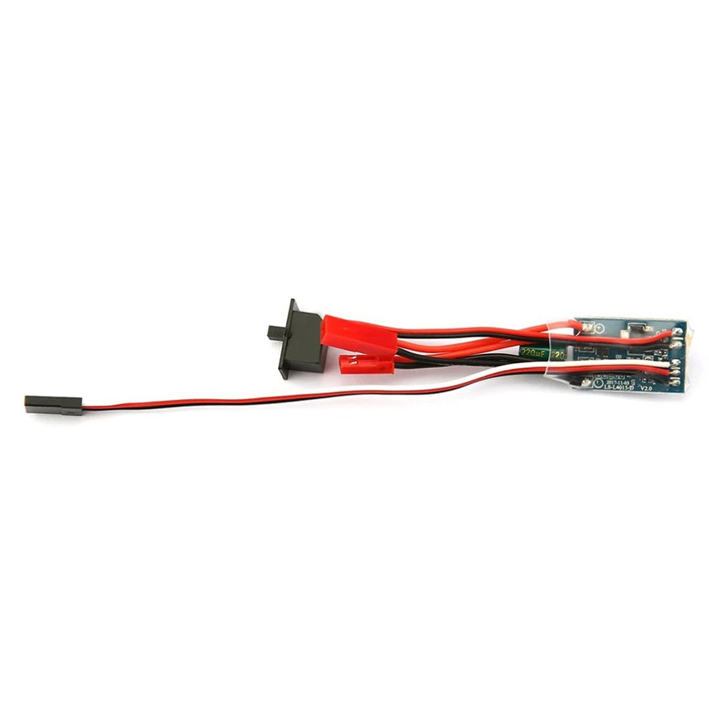 Micro ESC 20A 30A Brushed Electric Speed Controller – RC ESC for 2S 4-8V, DIY Mini 1/16 1/18 1/24 RC Car, Boat, Tank w/Brake