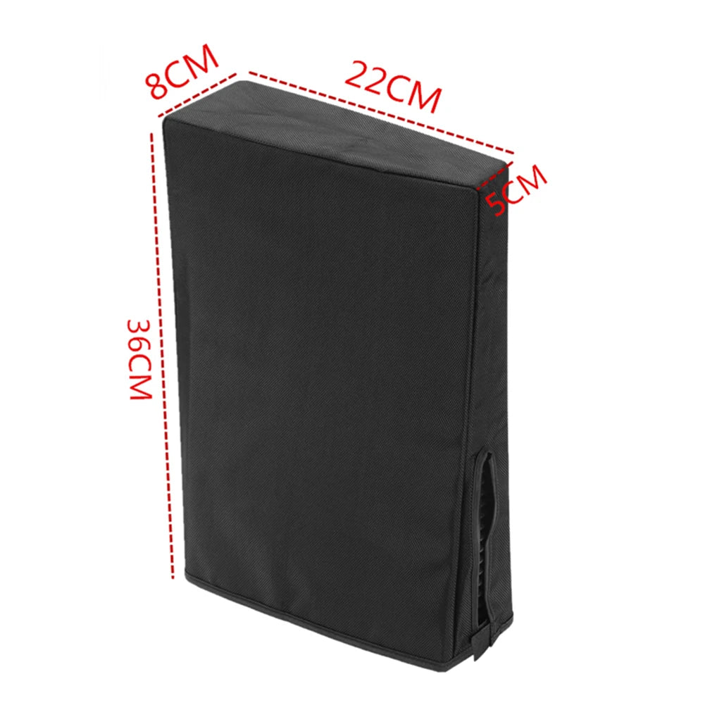 PS5 Slim Console Dust Cover – Waterproof Protective Sleeve for Vertical/Horizontal Use, Dust Proof Case for PlayStation 5 Slim