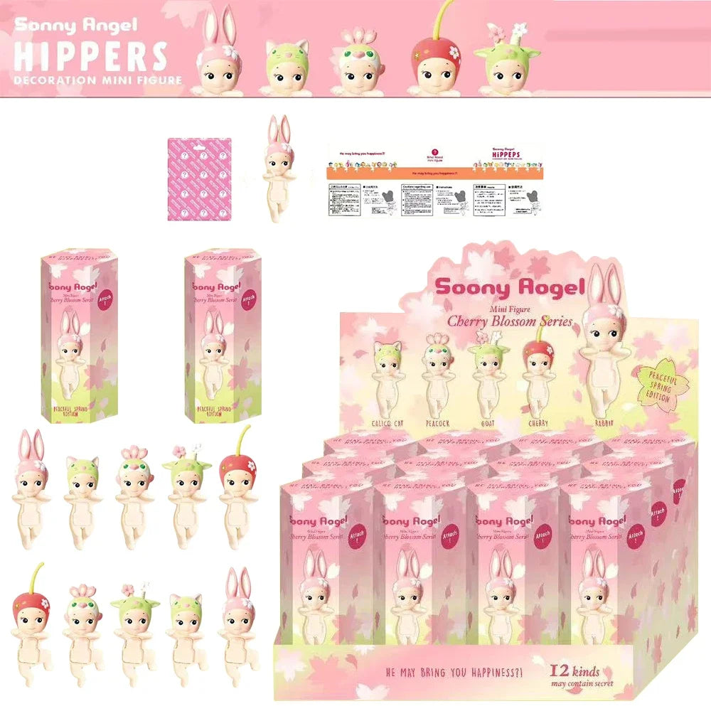 Angel Doll Cherry Blossom Night Series Blind Box | Hippers Action Figure Phone Ornament Gift