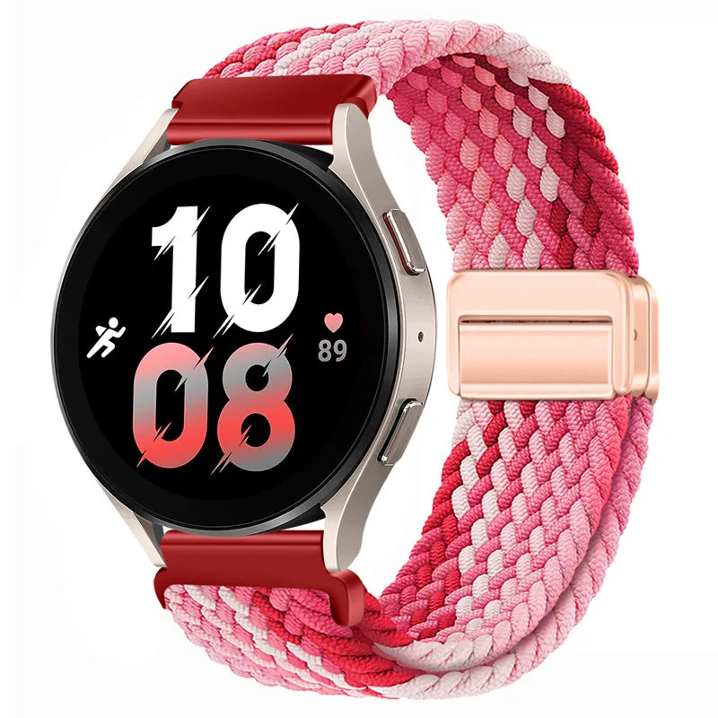 22mm Braided Nylon Watch Band – Loop Sport Strap for OnePlus Watch 3/2, OPPO Watch X/X2/4 Pro & 46mm Smartwatch Bracelet