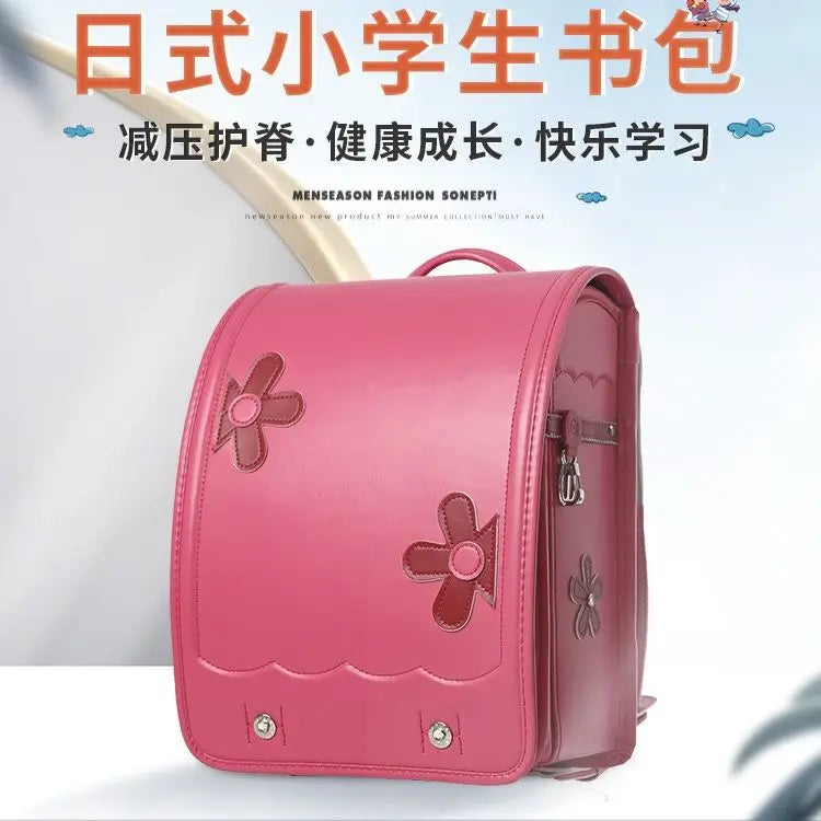 Fashion School Backpack for Boys & Girls – Japanese Style Large Capacity Kids Student Book Bag