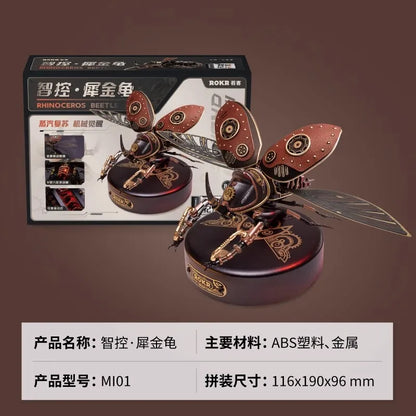 Mechanical Species Manta Ray Model – Trendy Assembly Figurine Toy, Boys’ Valentine’s Day Gift