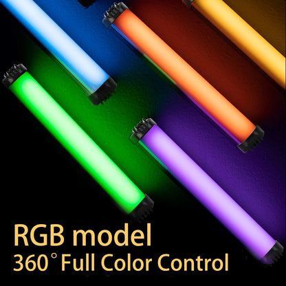 RGB Mini Handheld LED Light Stick - Magnetic Photography and Video Vlog Fill Lamp, 2700-7500K Adjustable Photographic Lighting Tube