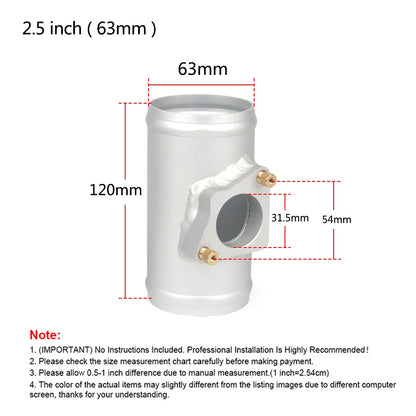 Air Flow Sensor Adapter - 51mm/63mm/76mm Intake Meter Mount for Toyota, Mazda, Subaru & Suzuki