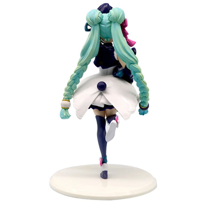 20CM Anime Hatsune Miku x Cinnamoroll Figure – Collectible Decorative Model, Kawaii Gift for Kids