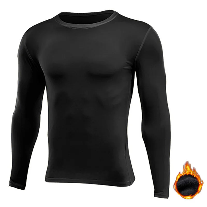 Unisex Compression Long Sleeve Base T-Shirt – Sports Fitness Top for Men, Women & Kids (Running, Gym, Basketball, Football)
