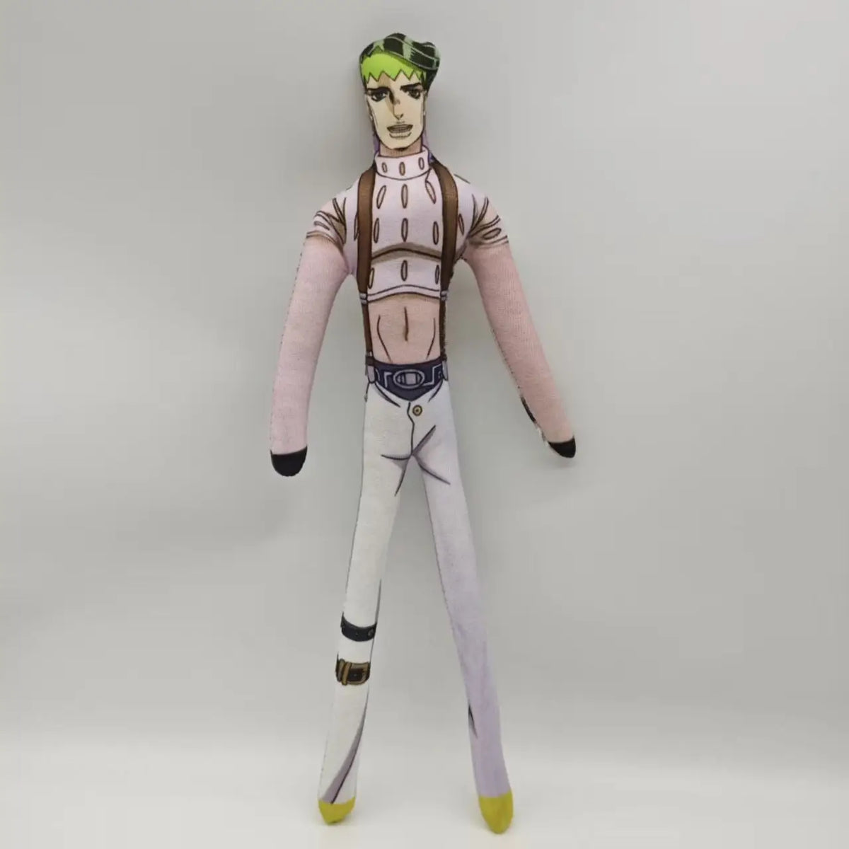 28cm JoJo's Bizarre Adventure Plush Doll - Jotaro, Joseph, Gyro & Johnny Anime Collectible Cosplay Gift